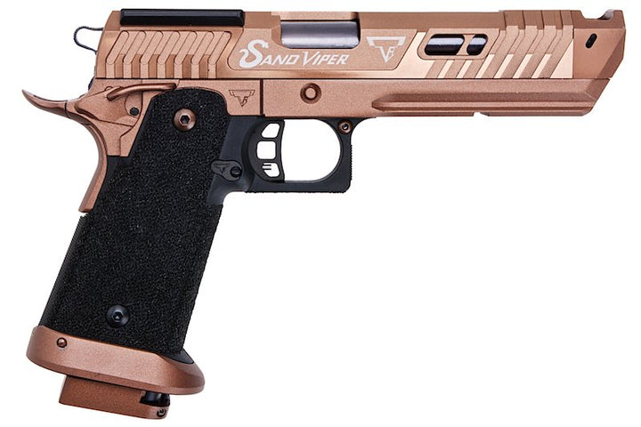 Army Armament TTI Licensed JW4 Sand Viper GBB Airsoft Pistol (CNC Slide, R615-1)