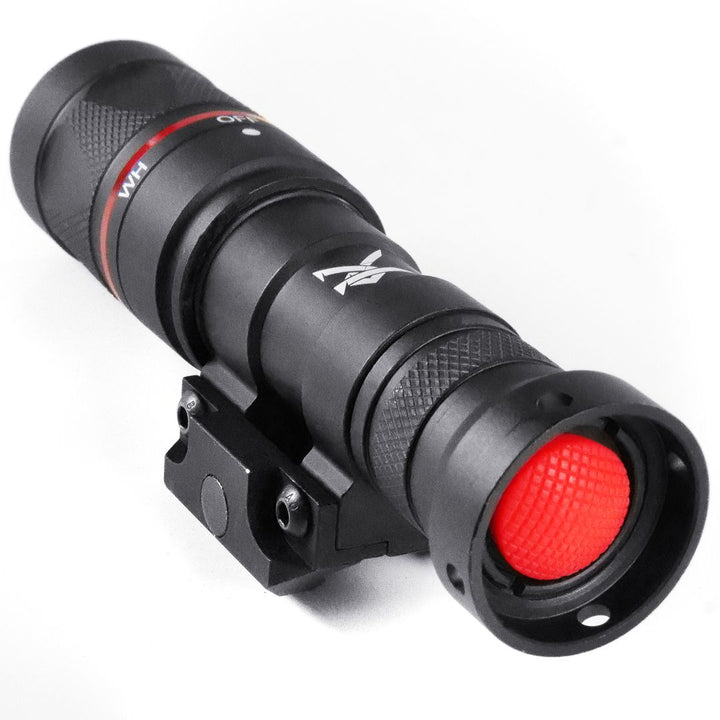 Ktactical Rail Mount Flashlight with Large Pressure Pad and Back Button