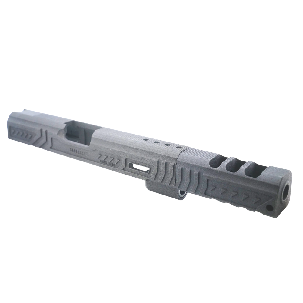 Revanchist Airsoft 3DP 7" Lim Style Open Slide Kit "Saber Cat" for Hicapa GBB - Black