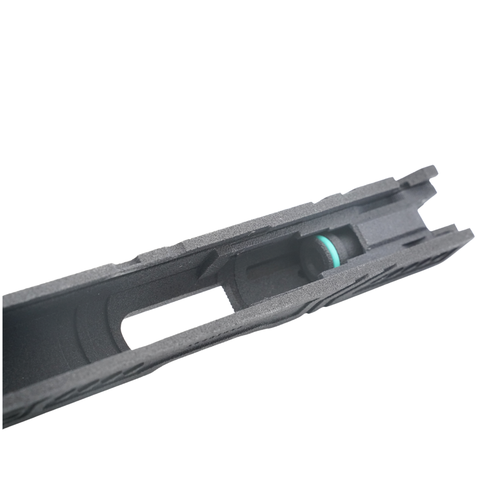 Revanchist Airsoft 3DP 7" Lim Style Open Slide Kit "Saber Cat" for Hicapa GBB - Black