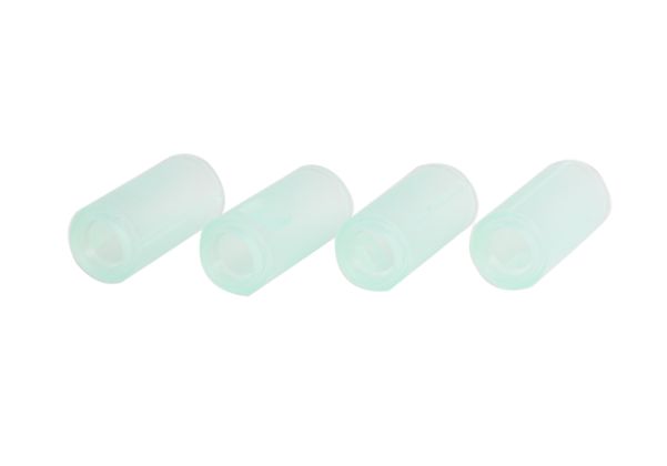 SRS 60 + NUB(4PCS)用シルバーバックSRS / HTIフラットホップアップゴム