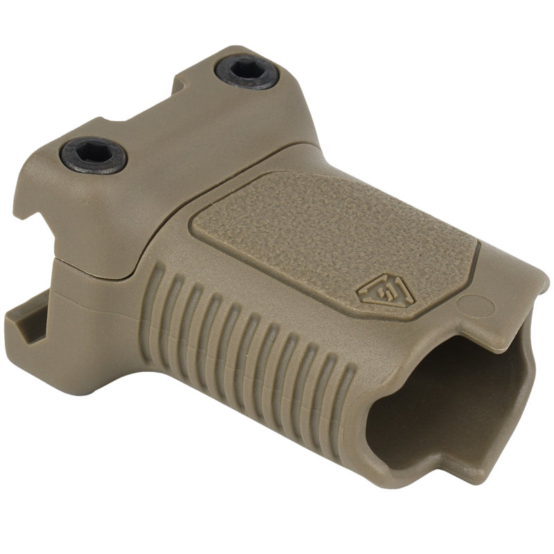 Strike Industries Angled Grip with Cable Management Function for 1913 Picatinny Rail (Short, FDE)