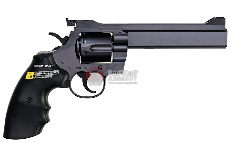 Tokyo Marui Python PPC Custom Airsoft Spring Revolver 6 inch - Black