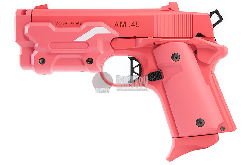 東京マルイVorpal Bunny AM .45 レッドモデルガン AM .45 Version LLENN “Vorpal Bunny” Gas Blowback Pistol