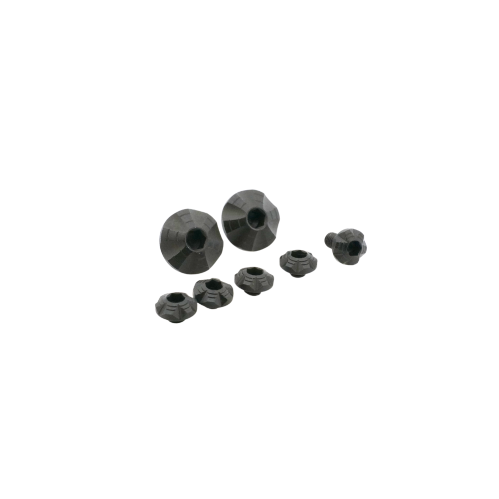 Dr. Black Custom Grip Screw Set for Aluminum Grip (7pcs)