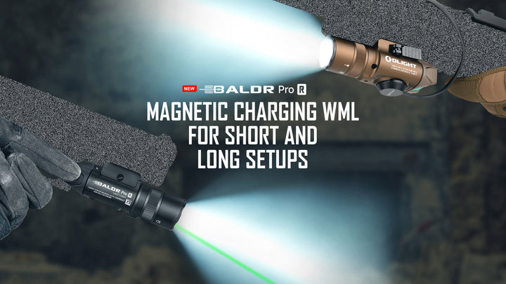 Olight Baldr Pro R LED Light with Green Dot