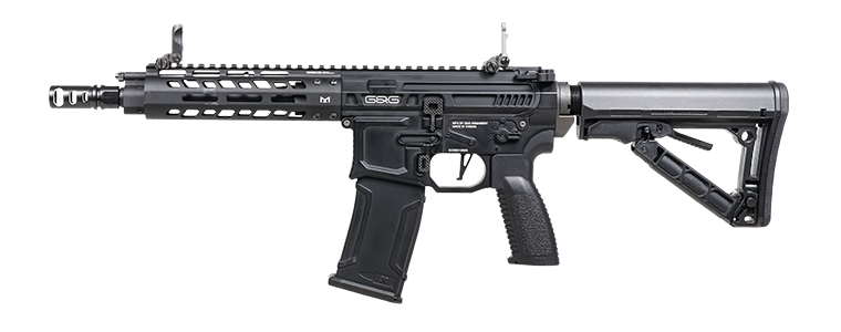 G&G MGCR 556 GBBR Airsoft Rifle w/ M-Lok Handguard (7 inch) - Black
