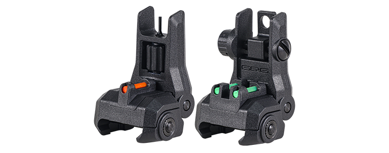 G&G Dual-Profile Fiber Optic Flip-up Sight