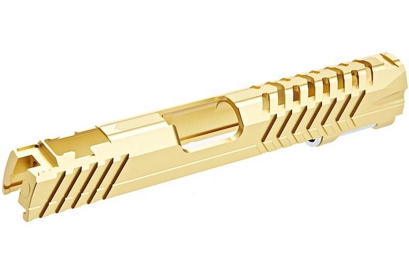 EDGE Tokyo Marui Hi Capa 5.1 GBB Airsoft Standard Slide (Custom 'MAX, Aluminum) - Gold