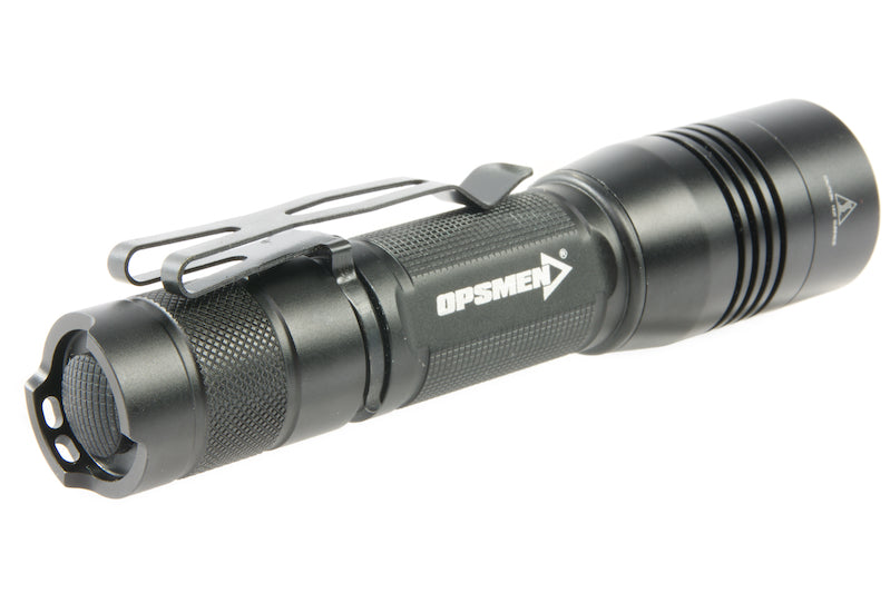OPSMEN FAST 502 Tactical Flashlight (800 Lumen) - Black