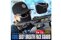 Laylax (Battle Style) AeroFlex Face Guard 'ICE' - Black (Size S-M)