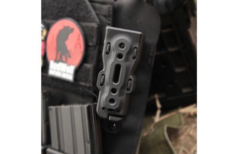 Laylax (Battle Style) Bite Mag Handgun Quick Mag Holder Single Pack - Black