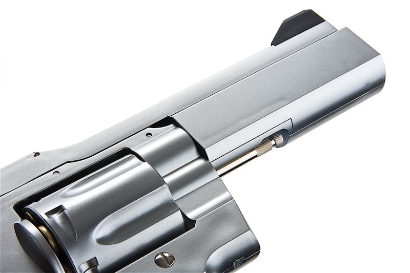 Tokyo Marui Python PPC Custom Spring Revolver 4 inch - Stainless Silver