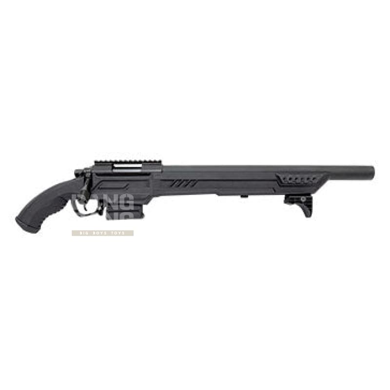Action army aac t11s spring airsoft rifle (black) sniper