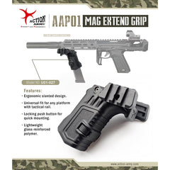 Action army aap-01 mag extend grip external accessories free