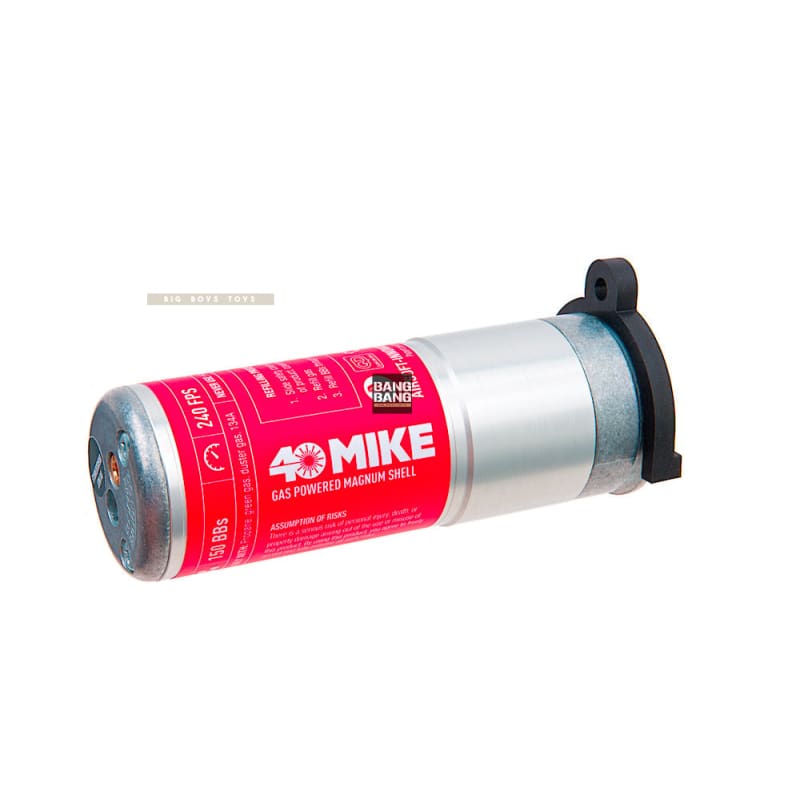 40 MIKE ガス駆動マグナムシェル 150BB Bang Bang Airsoft - Airsoft Innovations 40 Mike Gas Powered