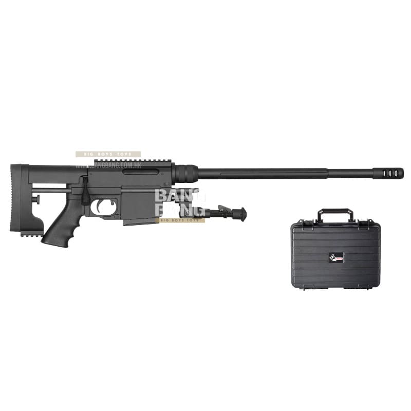 Ares msr-wr spring airsoft rifle - black sniper rifle free