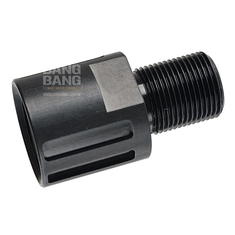 Asg 18mm to 14mm ccw thread adapter for cz scorpion evo3a1