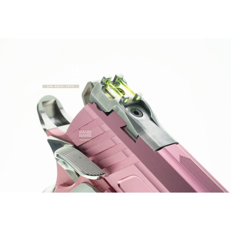 Bang bang custom aluminum hi-capa - pink (tm system) pistol