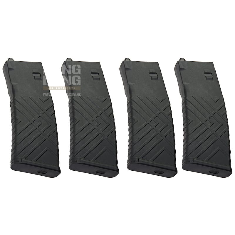 Blackcat airsoft polymer 30 / 120 rds magazine for systema