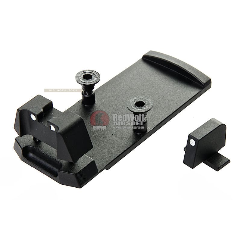 Gk tactical rmr mount base with sight set for sig air p320