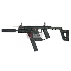 Krytac kriss vector aeg smg rifle w/ mock suppressor - black