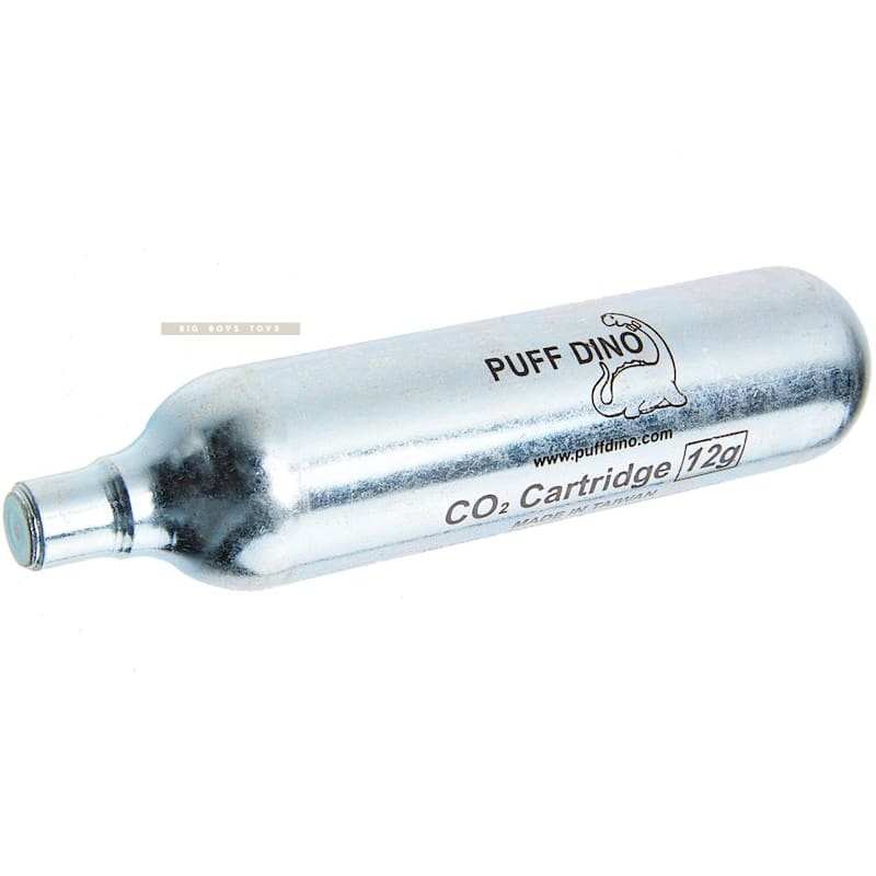 Puff dino co2 cartridge 12g (50pcs / case) gas / co2 free