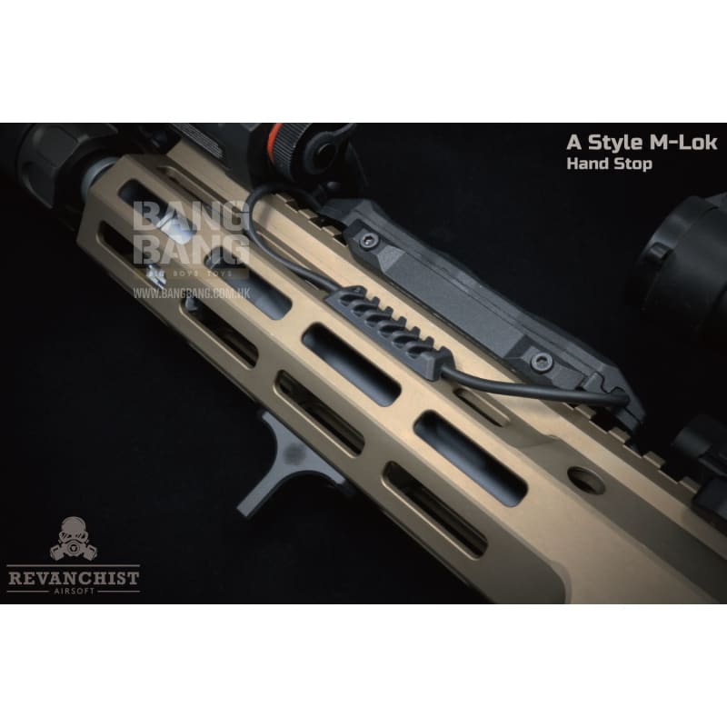 Revanchist airsoft a style m-lok hand stop gbb parts