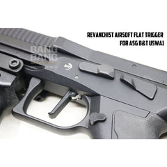 Revanchist airsoft flat trigger for asg b&t uswa1 pistol