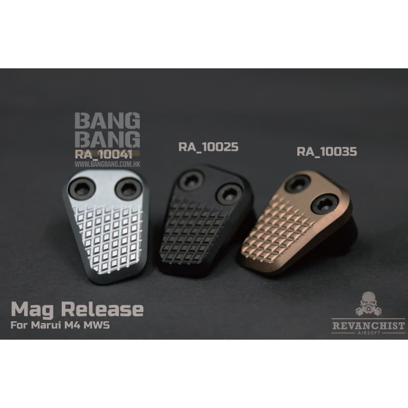 Revanchist airsoft mag release type b for marui m4 mws