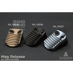 Revanchist airsoft mag release type b for marui m4 mws (tan)