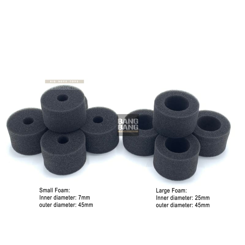 Silverback foam set for sil-10 (5 small 5 large for hti