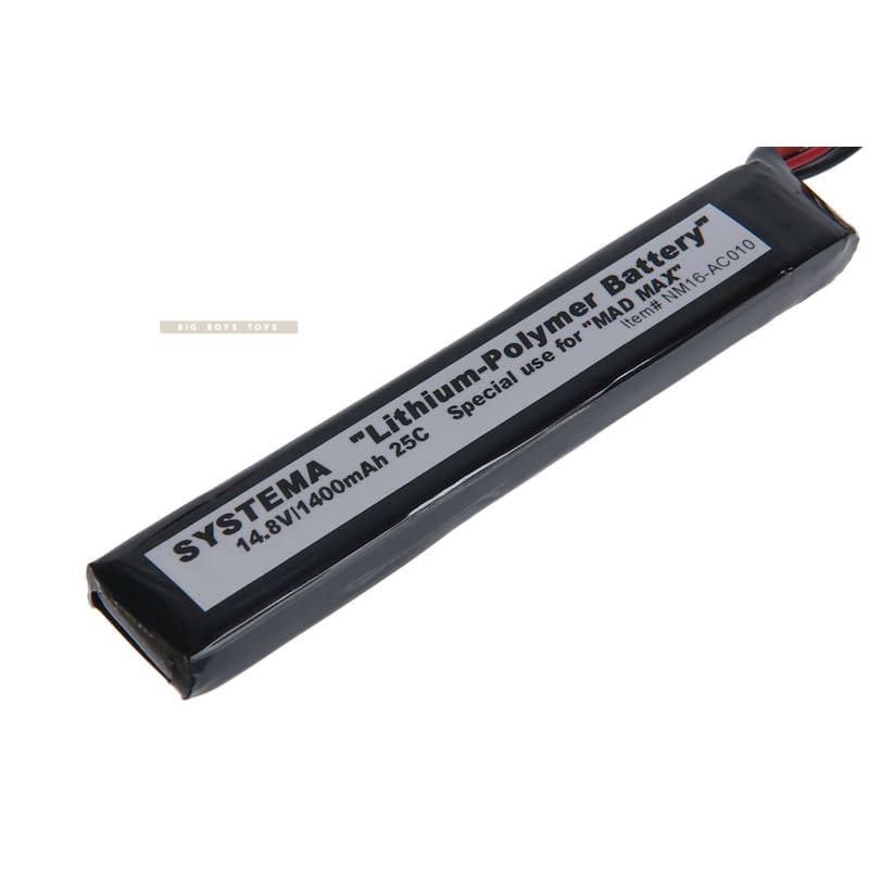 Systema 14.8v 1400mah battery for systema ptw super max & ma