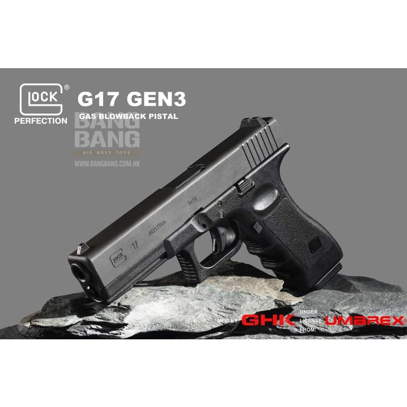 Umarex glock 17 gen3 gbb (cnc steel slide) by ghk pistol /