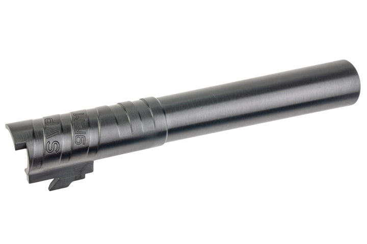 5KU Tokyo Marui Hi Capa 5.1 GBB Infinity SVP Stainless Steel Outer Barrel (9mm Marking) - Black