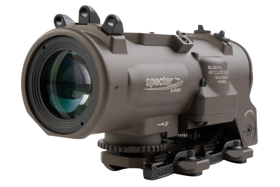 Holy Warrior Elcan DR 1-4x Optical Sight - Dark Brown (with Killflash)
