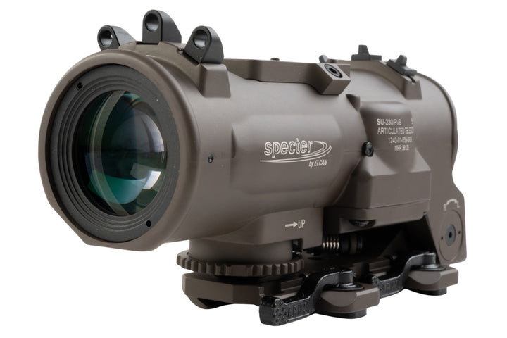 Holy Warrior Elcan DR 1-4x Optical Sight - Dark Brown (with Killflash)
