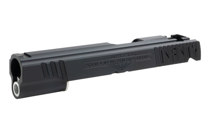 5KU Infinity Signature Slide for Tokyo Marui Hi Capa 5.1 GBB Airsoft (CNC Aluminum) - Black - Bang Bang Airsoft