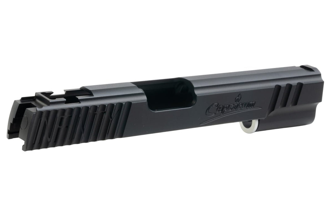 5KU Infinity Signature Slide for Tokyo Marui Hi Capa 5.1 GBB Airsoft (CNC Aluminum) - Black - Bang Bang Airsoft