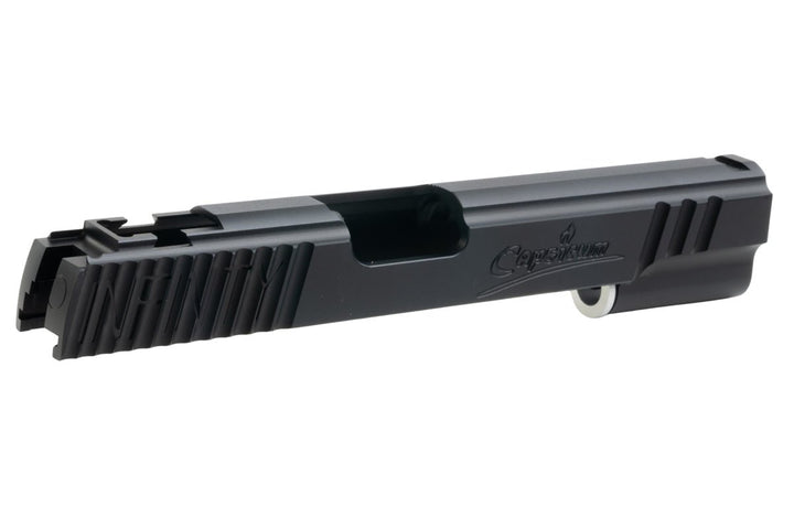 5KU Infinity Signature Slide for Tokyo Marui Hi Capa 5.1 GBB Airsoft (CNC Aluminum) - Black - Bang Bang Airsoft