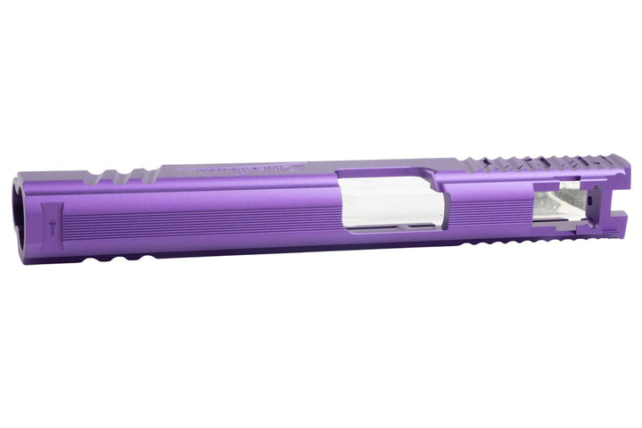 5KU Infinity Signature Slide for Tokyo Marui Hi Capa 5.1 GBB Airsoft (CNC Aluminum) - Purple - Bang Bang Airsoft