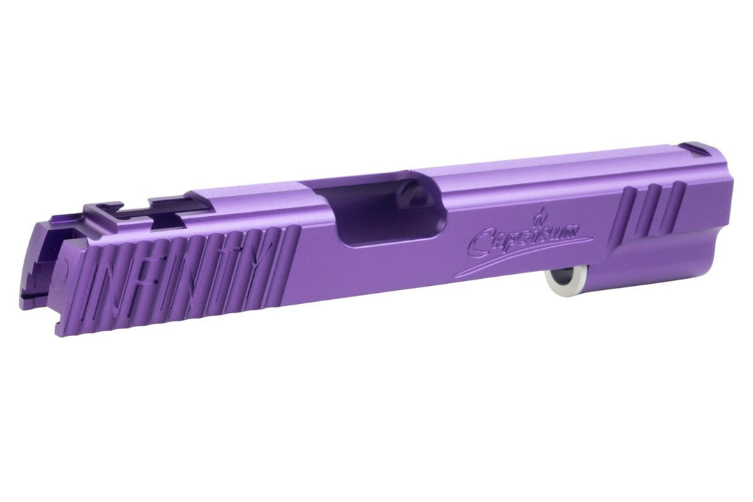 5KU Infinity Signature Slide for Tokyo Marui Hi Capa 5.1 GBB Airsoft (CNC Aluminum) - Purple - Bang Bang Airsoft
