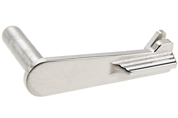 5KU Slide Stop (Stainless Steel) for Tokyo Marui Hi Capa GBB (Type 7) - Silver - Bang Bang Airsoft