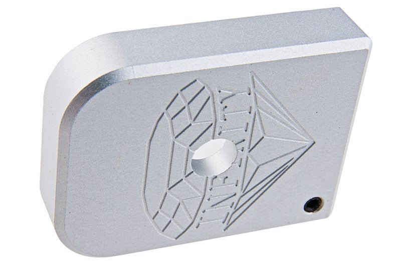 5KU Tokyo Marui Hi Capa 2011 Infinity Magazine Base - Silver - Bang Bang Airsoft