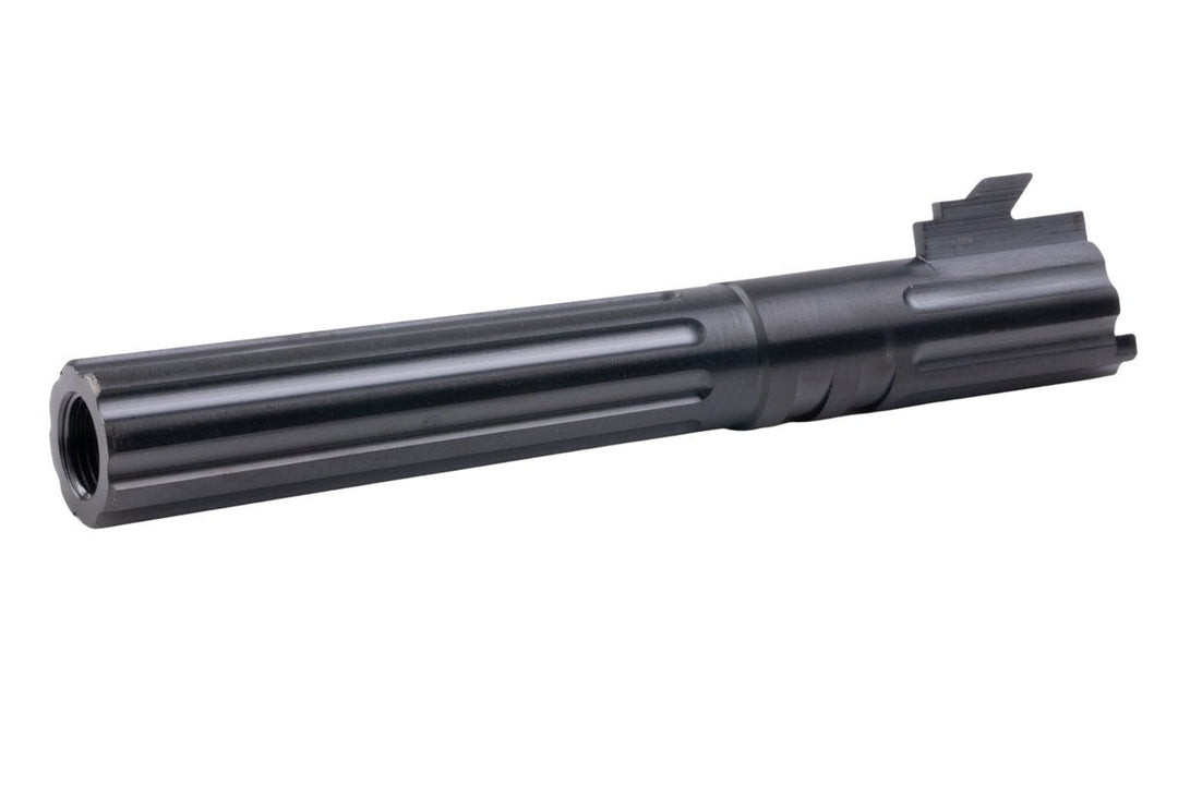 5KU Tokyo Marui Hi Capa 5.1 GBB Airsoft Outer Barrel (Stainless Steel, M11 CW) - Black - Bang Bang Airsoft