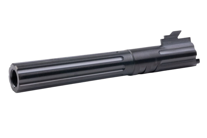 5KU Tokyo Marui Hi Capa 5.1 GBB Airsoft Outer Barrel (Stainless Steel, M11 CW) - Black - Bang Bang Airsoft