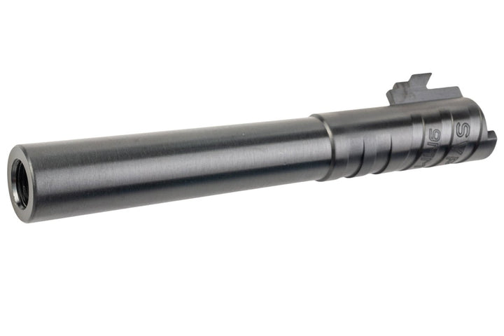 5KU Tokyo Marui Hi Capa 5.1 GBB Infinity SVP Stainless Steel Outer Barrel (9mm Marking) - Black - Bang Bang Airsoft