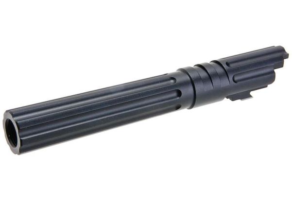 5KU Tokyo Marui Hi Capa 5.1 GBB Outer Barrel (Type 1, M11CW, Aluminum, Black) - Bang Bang Airsoft