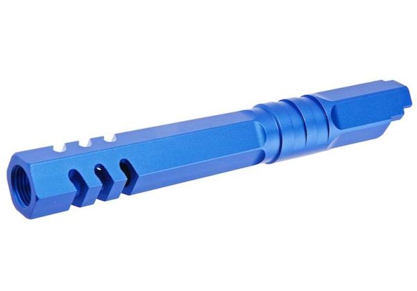 5KU Tokyo Marui Hi Capa 5.1 GBB Outer Barrel (Type 2, M11CW, Aluminum, Blue) - Bang Bang Airsoft