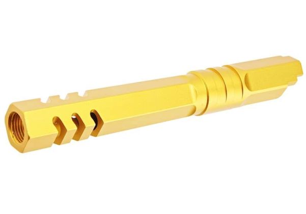 5KU Tokyo Marui Hi Capa 5.1 GBB Outer Barrel (Type 2, M11CW, Aluminum, Gold) - Bang Bang Airsoft